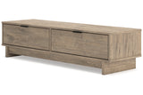 Oliah Natural Storage Bench from Ashley - Luna Furniture