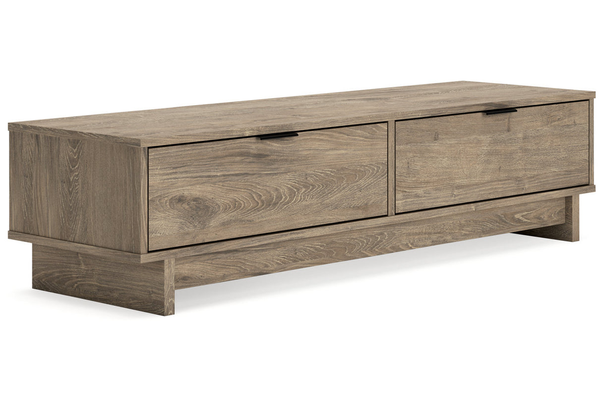 Oliah Natural Storage Bench from Ashley - Luna Furniture