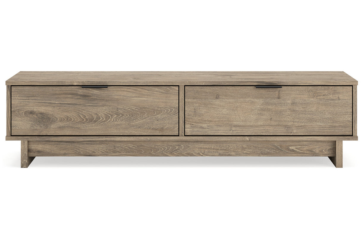 Oliah Natural Storage Bench from Ashley - Luna Furniture