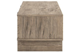 Oliah Natural Storage Bench from Ashley - Luna Furniture