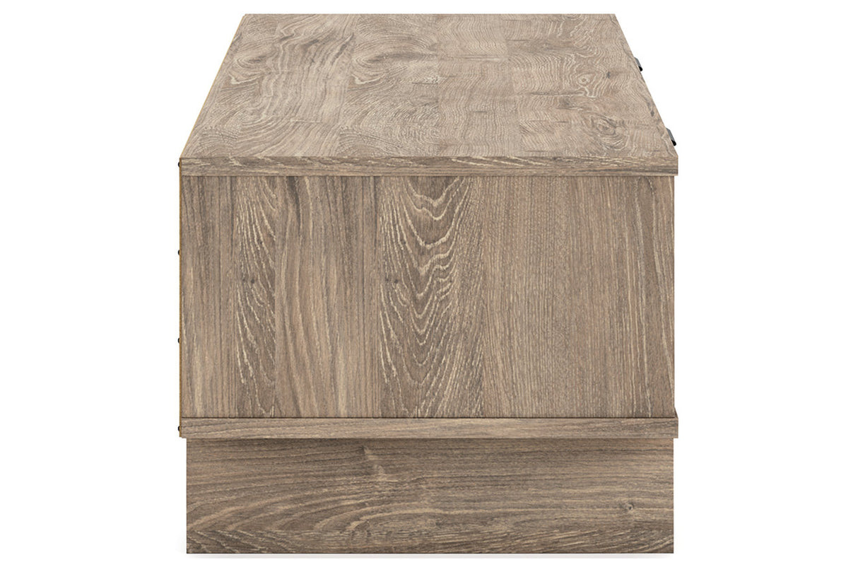 Oliah Natural Storage Bench from Ashley - Luna Furniture