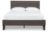 Brymont Dark Gray Queen Panel Platform Bed from Ashley - Luna Furniture