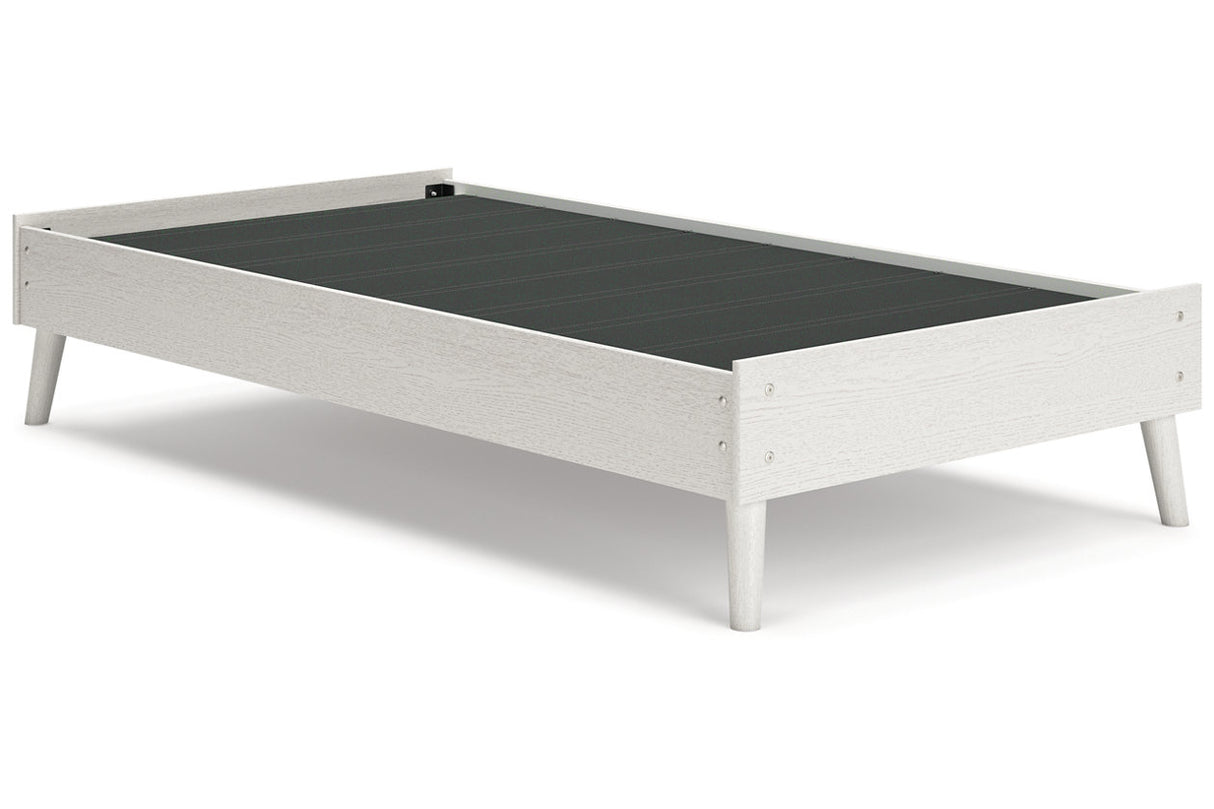 Aprilyn White Twin Platform Bed -  Ashley - Luna Furniture