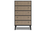 Charlang Two-tone Chest of Drawers -  Ashley - Luna Furniture