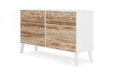 Piperton Two-tone Brown/White Dresser -  Ashley - Luna Furniture