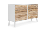 Piperton Two-tone Brown/White Dresser -  Ashley - Luna Furniture