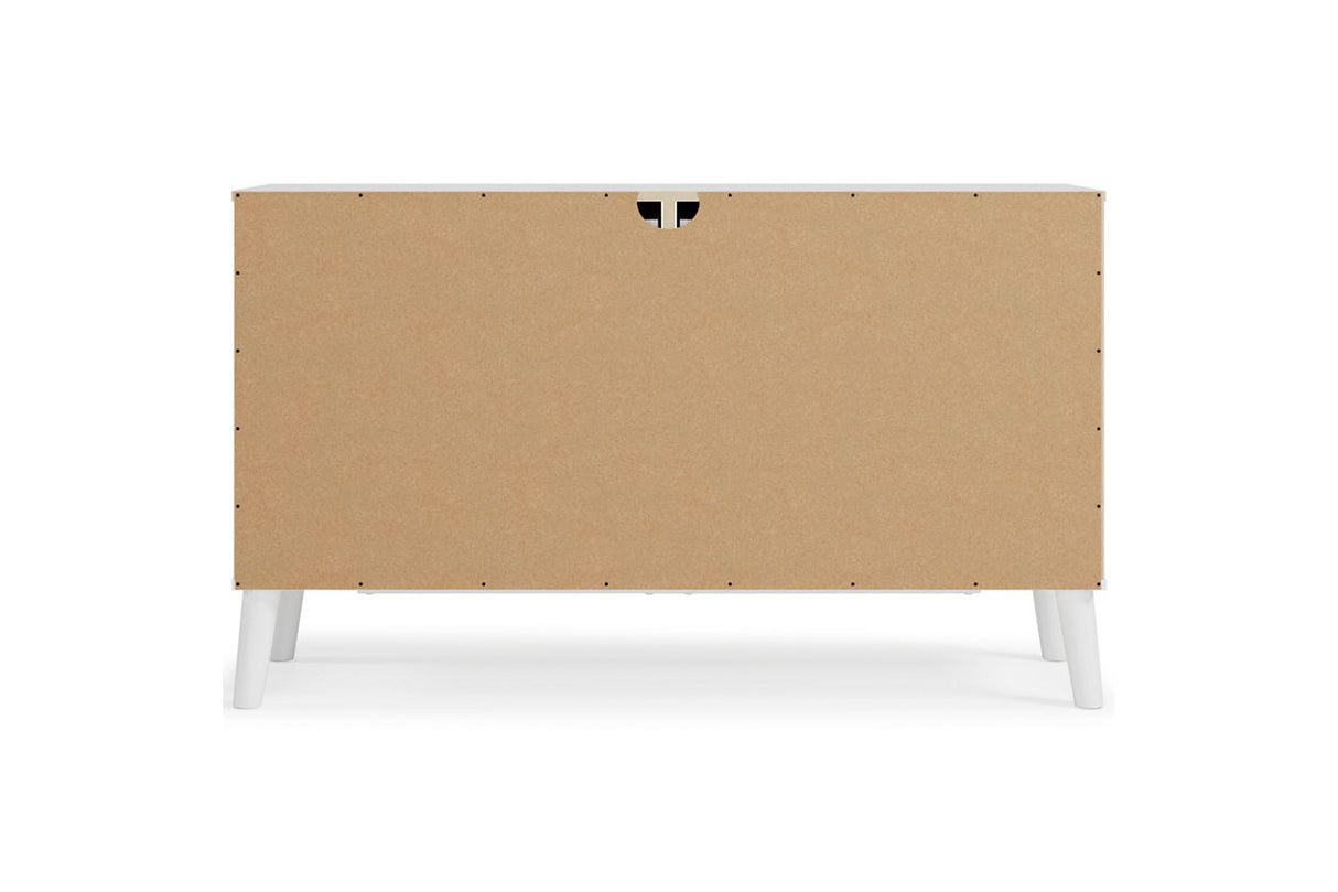 Piperton Two-tone Brown/White Dresser -  Ashley - Luna Furniture