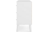 Piperton Two-tone Brown/White Dresser -  Ashley - Luna Furniture