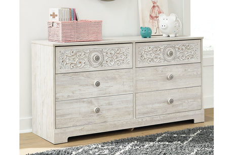 Paxberry Whitewash Dresser -  Ashley - Luna Furniture