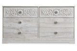 Paxberry Whitewash Dresser -  Ashley - Luna Furniture