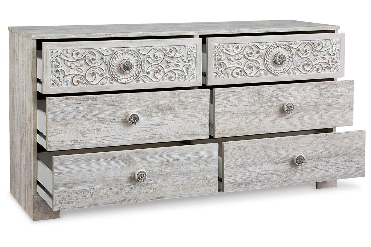 Paxberry Whitewash Dresser -  Ashley - Luna Furniture