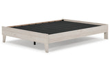 Socalle Light Natural Queen Platform Bed -  Ashley - Luna Furniture