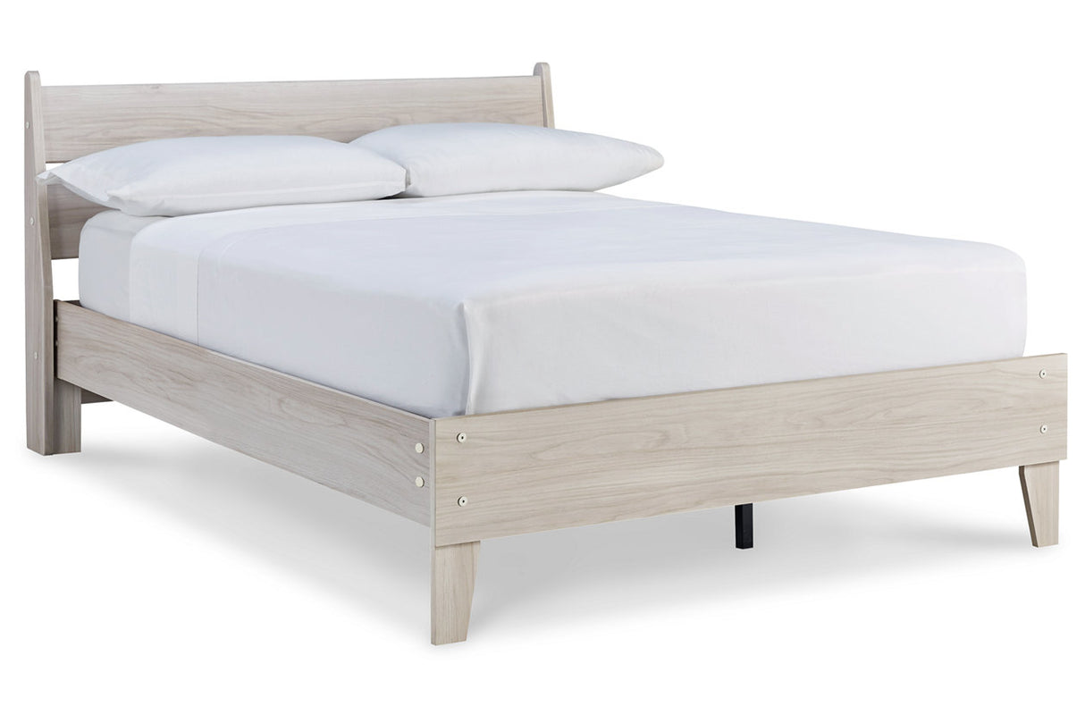 Socalle Natural Full Panel Platform Bed -  Ashley - Luna Furniture