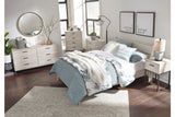 Socalle Natural Full Panel Platform Bed -  Ashley - Luna Furniture