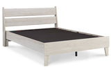 Socalle Natural Full Panel Platform Bed -  Ashley - Luna Furniture