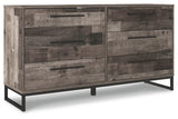 Neilsville Multi Gray Dresser from Ashley - Luna Furniture