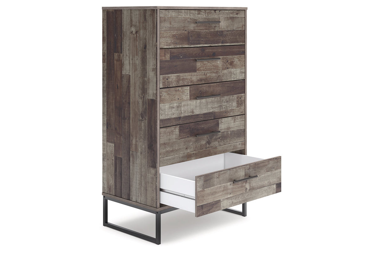 Neilsville Multi Gray Chest of Drawers from Ashley - Luna Furniture