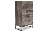 Neilsville Multi Gray Chest of Drawers from Ashley - Luna Furniture