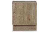 Oliah Natural Nightstand -  - Luna Furniture