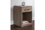 Flannia Gray Nightstand from Ashley - Luna Furniture