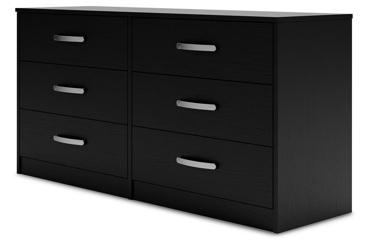 Finch Black Dresser -  - Luna Furniture