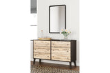 Piperton Two-tone Brown/Black Dresser -  Ashley - Luna Furniture