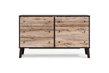 Piperton Two-tone Brown/Black Dresser -  Ashley - Luna Furniture