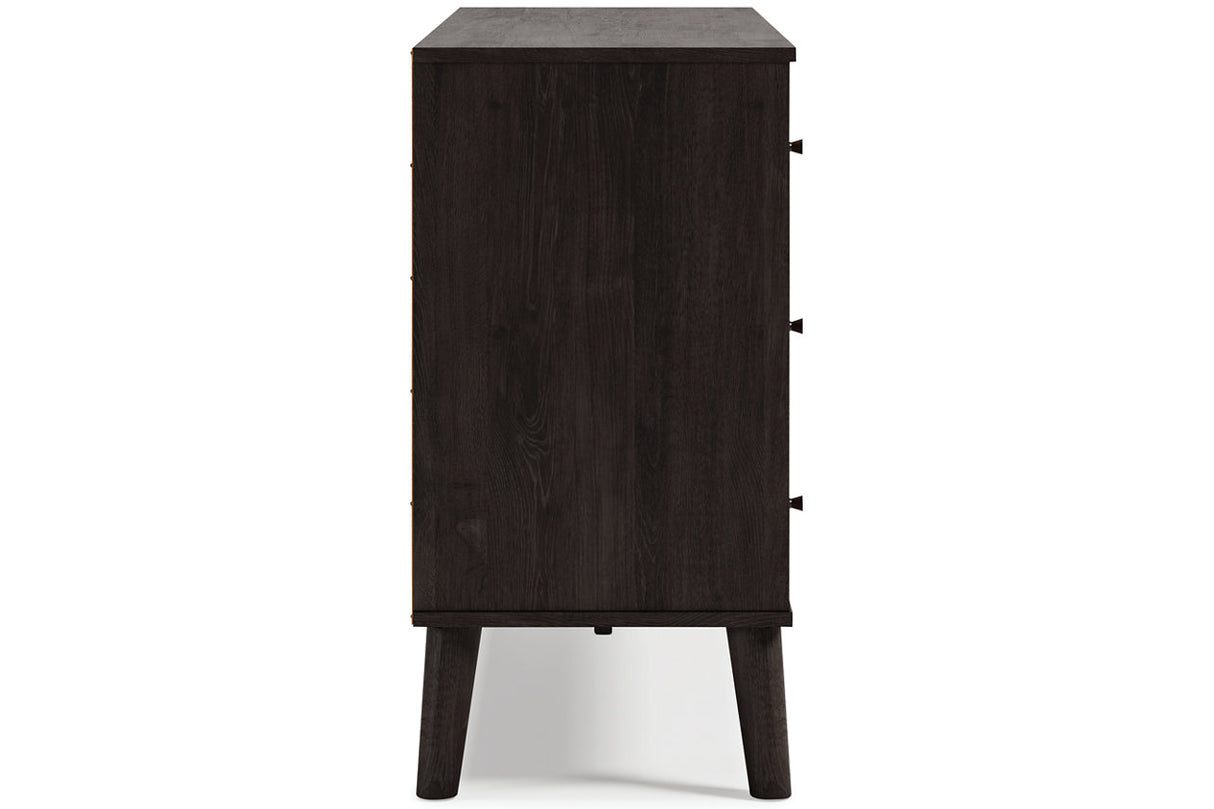 Piperton Two-tone Brown/Black Dresser -  Ashley - Luna Furniture