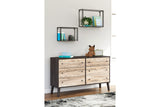 Piperton Two-tone Brown/Black Dresser -  Ashley - Luna Furniture