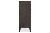 Piperton Two-tone Brown/Black Chest of Drawers from Ashley - Luna Furniture