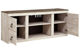 Willowton Whitewash 60" TV Stand -  - Luna Furniture