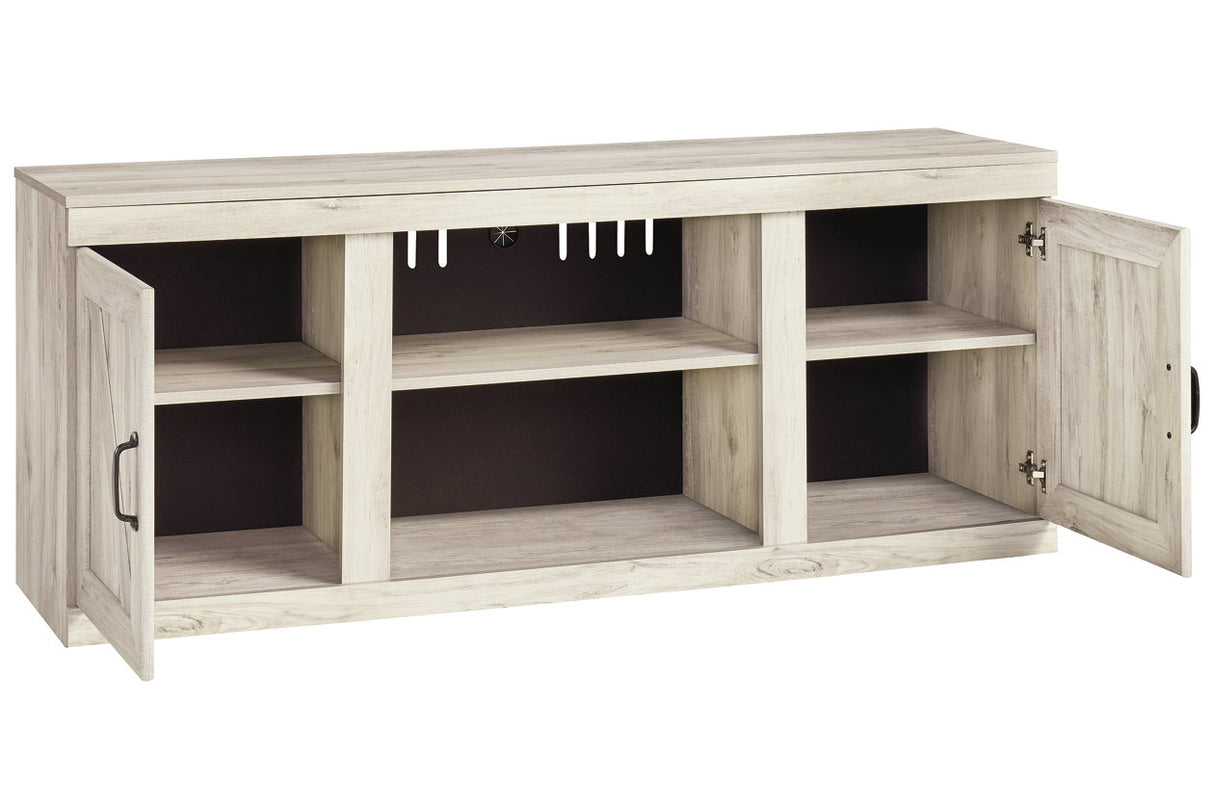 Bellaby Whitewash 60" TV Stand -  - Luna Furniture