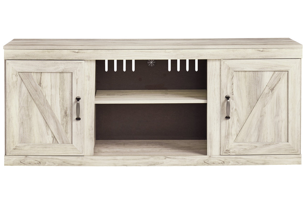 Bellaby Whitewash 60" TV Stand -  - Luna Furniture