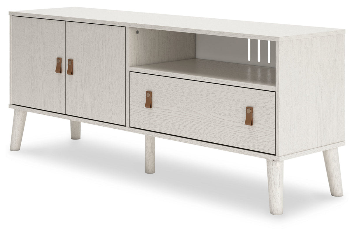 Aprilyn White 59" TV Stand from Ashley - Luna Furniture