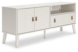 Aprilyn White 59" TV Stand from Ashley - Luna Furniture