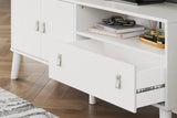 Aprilyn White 59" TV Stand from Ashley - Luna Furniture