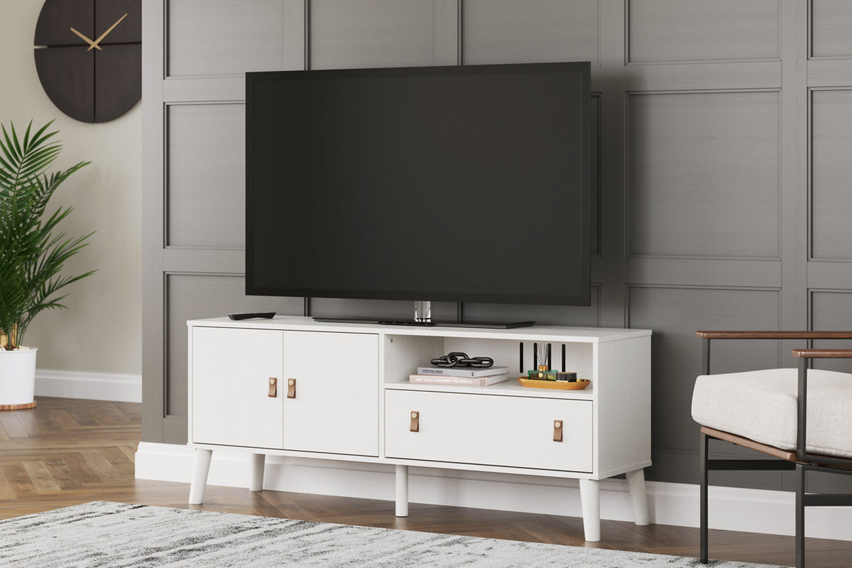 Aprilyn White 59" TV Stand from Ashley - Luna Furniture