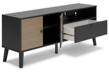 Charlang Two-tone 59" TV Stand -  Ashley - Luna Furniture