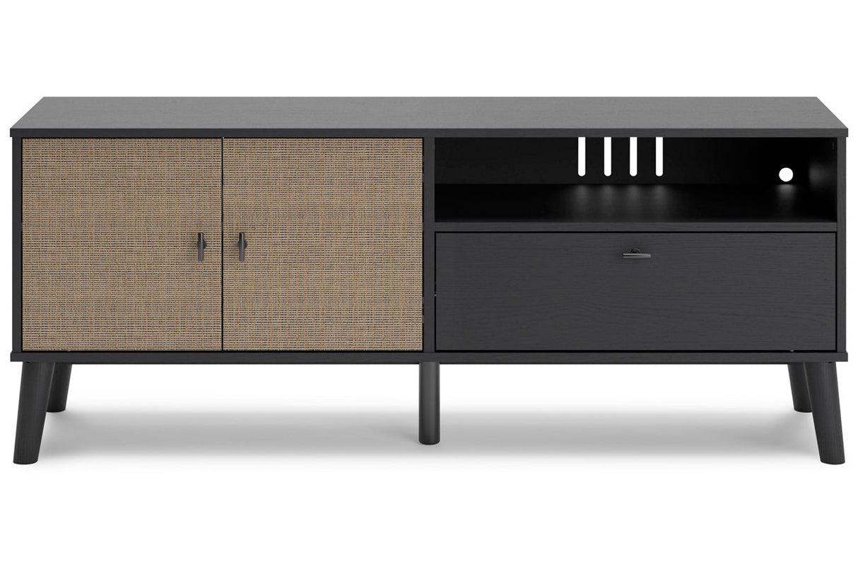 Charlang Two-tone 59" TV Stand -  Ashley - Luna Furniture