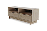 Oliah Natural Medium TV Stand -  Ashley - Luna Furniture