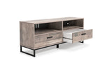 Neilsville Multi Gray 59" TV Stand -  Ashley - Luna Furniture