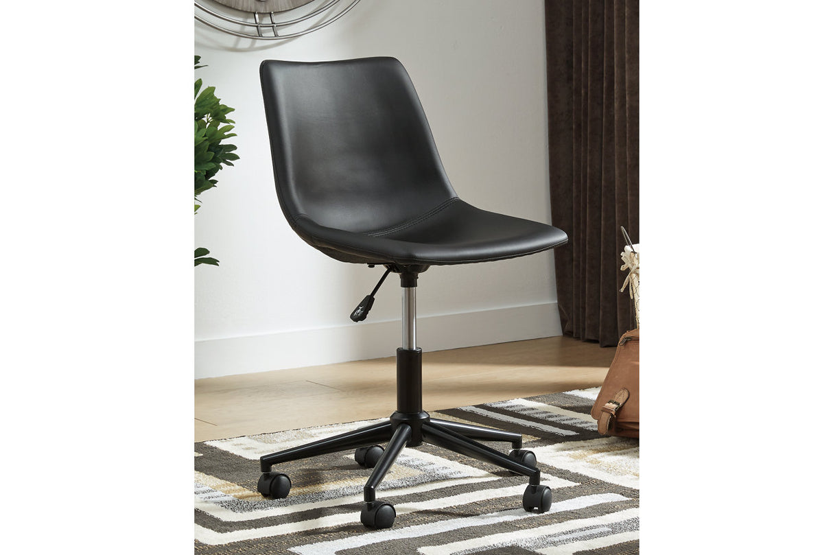 Office Chair Program Black Home Office Desk Chair -  - Luna Furniture