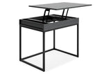 Yarlow Black 36" Home Office Desk from Ashley - Luna Furniture