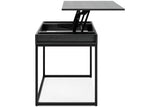 Yarlow Black 36" Home Office Desk from Ashley - Luna Furniture