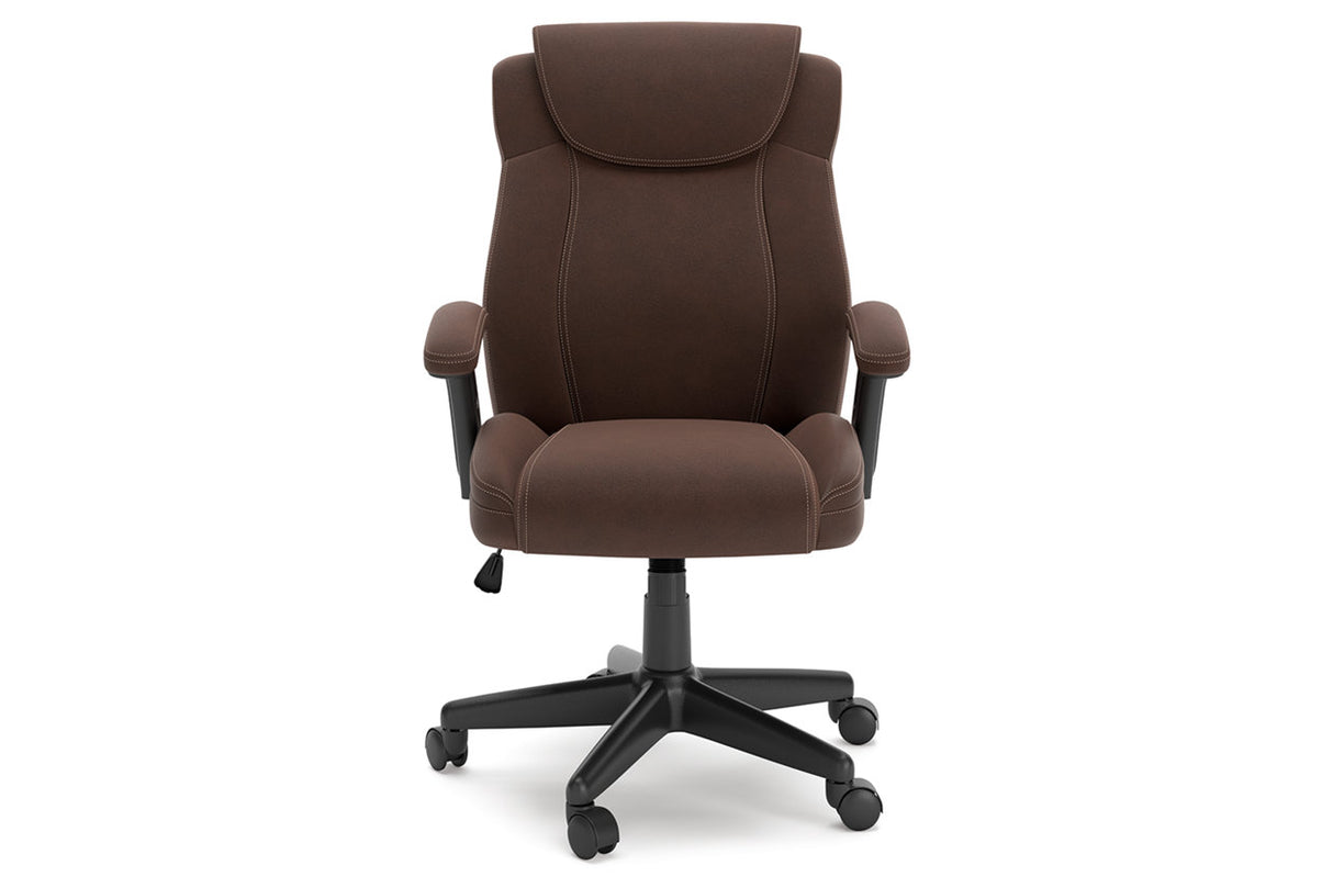 Corbindale Brown/Black Home Office Chair from Ashley - Luna Furniture