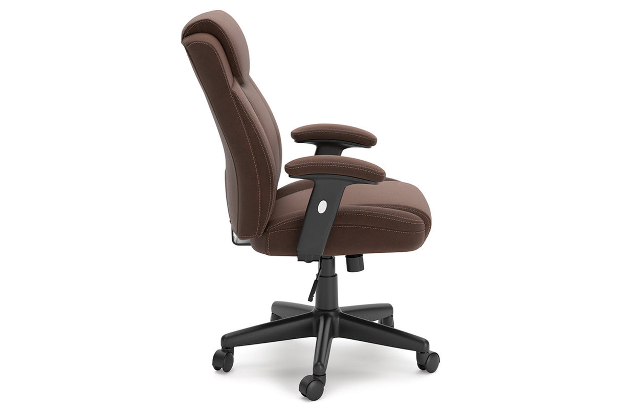 Corbindale Brown/Black Home Office Chair from Ashley - Luna Furniture