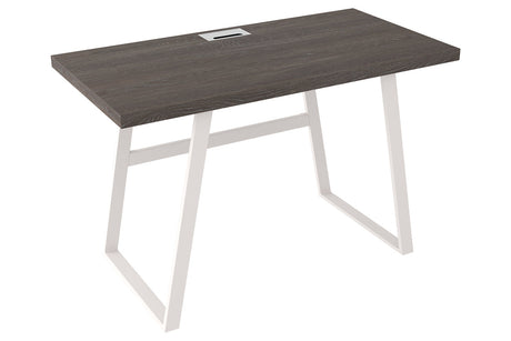 Dorrinson Two-tone 47" Home Office Desk from Ashley - Luna Furniture