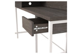 Dorrinson Two-tone Home Office L-Desk with Storage from Ashley - Luna Furniture