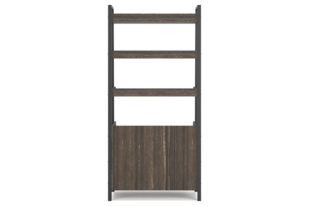 Zendex Dark Brown 72" Bookcase from Ashley - Luna Furniture