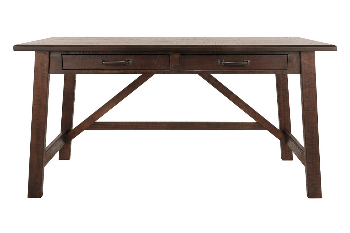 Baldridge Rustic Brown Home Office Desk from Ashley - Luna Furniture